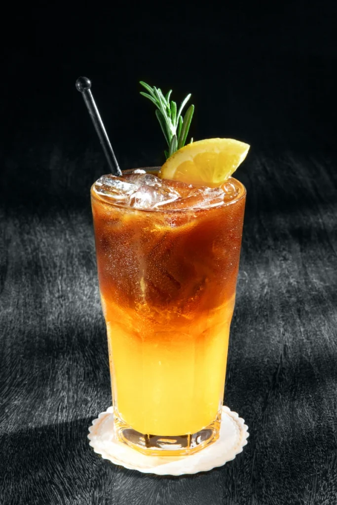 Iced Coffee with Orange Juice